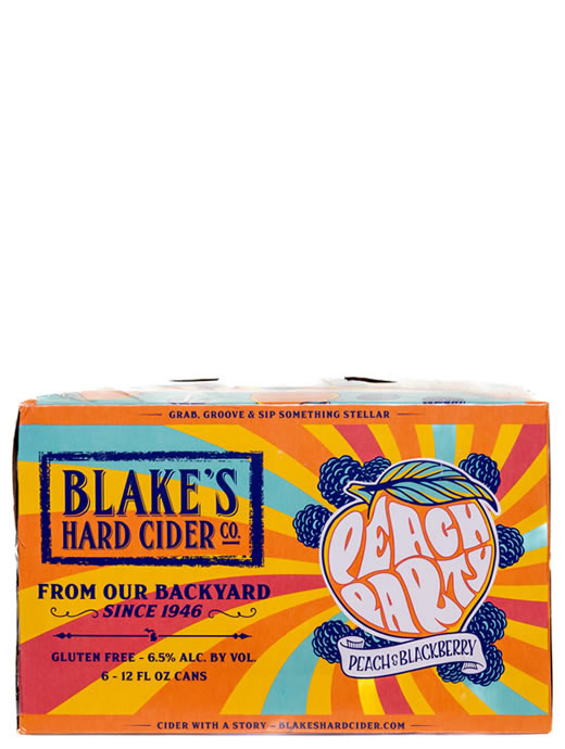 Blake's Hard Cider Co. Peach Party 6pk Cans