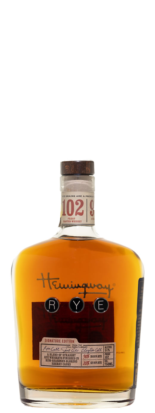 Hemingway Signature Edition Rye Whiskey | www.b-21.com