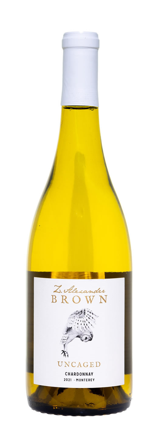 2021 Z. Alexander Brown Uncaged Chardonnay www.b 21