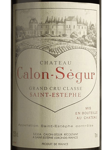 2014 Chateau Calon Segur